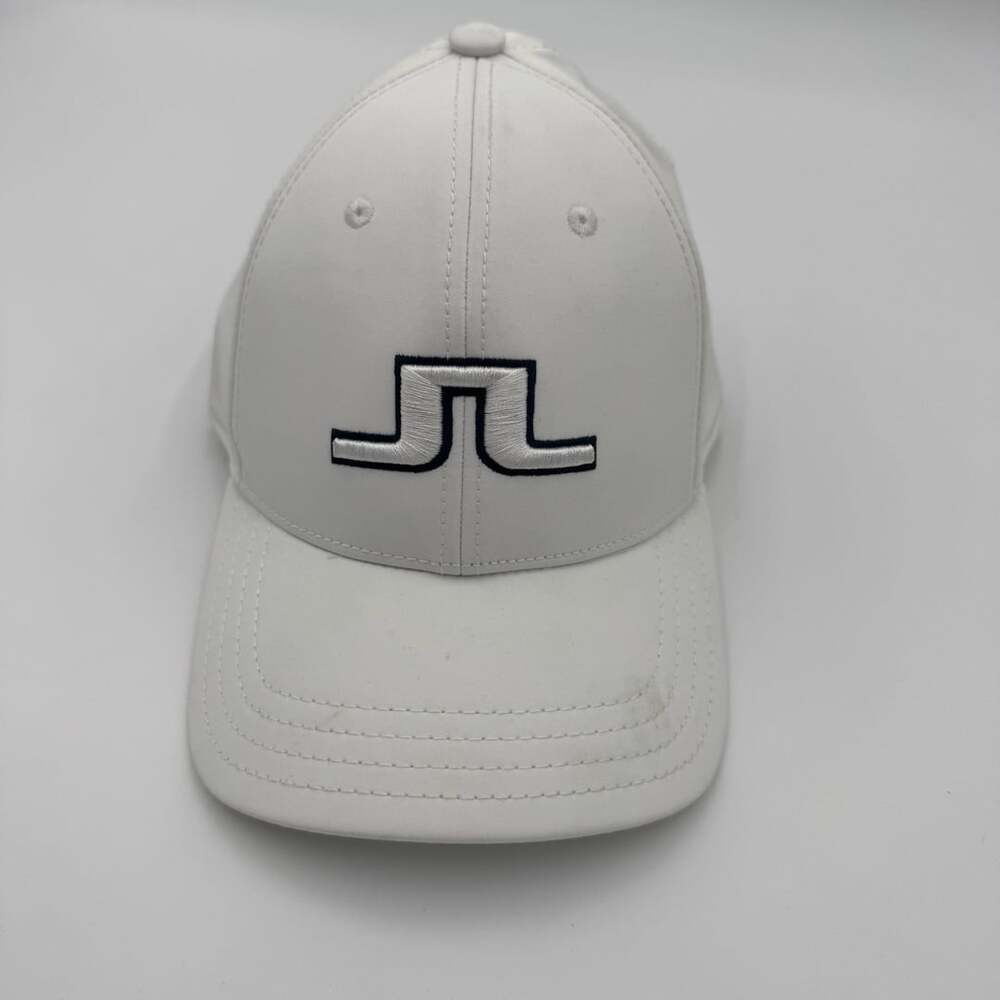 J.Lindeberg Angus Cap White Golf Hat